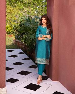 Belle robe pakistanaise décontractée de taille personnalisée pour femmes musulmanes avec broderie imprimée robe pakistanaise pour femmes WS INTERNATIONAL - Product Image 2