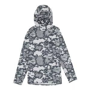 Ropa de pesca UPF 50 + Camisas de pesca de manga larga transpirables de secado rápido Diseño personalizado Sudaderas con capucha de pesca de camuflaje para la venta Ropa deportiva - Product Image 3