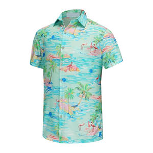 2025 New Summer <b>Men's</b> Casual Short-sleeved Printed <b>Shirt</b> <b>Beach</b> <b>Shirt</b> Fashionable Sublimation <b>Beach</b> <b>Shirts</b> - Product Image 2