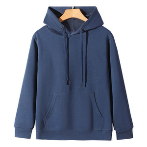 เสื้อสเวตเชิ้ตสีพื้นพิมพ์ลายสไตล์ใหม่สำหรับฤดูใบไม้ร่วง/ฤดูหนาว ผ้าหนา รับสั่งทำโลโก้ปัก/พิมพ์ตามแบบ OEM - Product Image 5