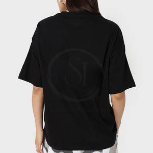 Camisetas de algodón informales para mujer más vendidas, recién llegadas, tallas grandes, opción de talla grande, patrón impreso, técnicas lisas para verano - Product Image 2