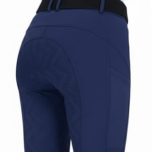Pantalones de Equitación de Alta Calidad y Pantalones Ajustados en Venta, Pantalones Ecuestres Cómodos, Elegantes y Elásticos en Color Sólido - Product Image 4