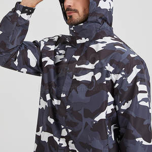 Full Zip Design <b>Camo</b> Windbreaker <b>Jacket</b> Lightweight And Comfortable Wear <b>Camo</b> Windbreaker <b>Jacket</b> - Product Image 5