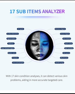 Escáner Facial 3D con IA 2026, Analizador de Piel con 8 Luces, Máquina Analizadora de Piel con IA para Detección Profunda de Puntos Negros y Poros - Product Image 6
