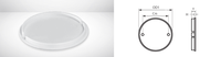 Couverture en PVC de haute qualité en blanc pour projets de construction, norme BS EN 4706, résistante aux flammes, certifiée ISO9001, fabriquée au Vietnam