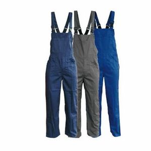 Girls' 100% Cotton Denim Work <b>Bib</b> Pant Breathable Custom Logo <b>Coverall</b> Uniform Heavy Duty Snap Quality Workwear Style - Product Image 1