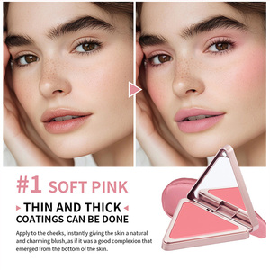 Crème Blush Naturel Nude Maquillage Haute Couleur Fini Mat Longue Durée Doux et Lisse Couleur Joues - Product Image 4
