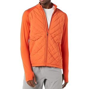 Haute qualité hommes Slim Fit Softshell veste respirant résistant à l'eau Logo impression Center avant fermeture à glissière Style Letterman - Product Image 1