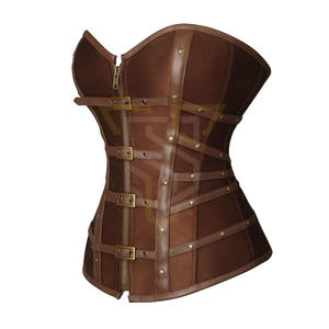 Wholesale Price Women Natural <b>Leather</b> <b>Corset</b> Premium Quality Women <b>Corset</b> for Adult Customized Logo OEM Service Standard Front - Product Image 3