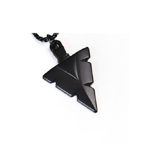 Pendentif en acier au titane pour hommes européens et américains Street Fashion Hip Hop Personnalité créative avec pierre de zircon pour les fêtes - Product Image 1