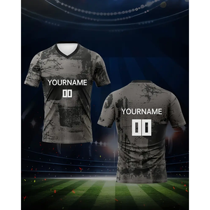 Camiseta Deportiva Personalizada para Hombre, Verde, de Fútbol Americano y Fútbol, Cómoda, Transpirable, con Nombre y Número, Corte Automatizado, Estilo Conjunto - Product Image 5