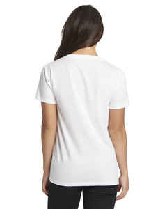 3940 NEXT LEVEL T-SHIRT À COL EN V DÉCONTRACTÉ POUR FEMMES 100% jersey fin de coton peigné à anneaux T-SHIRT À COL EN V respirant - Product Image 2