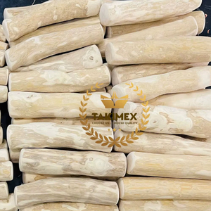 เคี้ยวสุนัขธรรมชาติที่ทำจากไม้กาแฟแกะสลักโลโก้ใช้ได้สมบูรณ์แบบสำหรับของขวัญสัตว์เลี้ยงนิสัยการเคี้ยวและการดูแลฟัน - Product Image 1