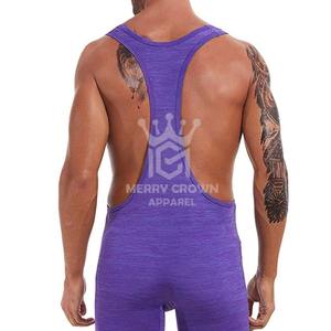 เสื้อกล้ามมวยปล้ำเยาวชนฟิตเนสดีไซน์ล่าสุดพร้อมพิมพ์โลโก้แบบดิจิทัลออกแบบได้ตามต้องการ - Product Image 2