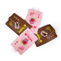Sachet souple en plastique avec bec verseur pour jus de boisson, emballage alimentaire de qualité alimentaire pour gelée