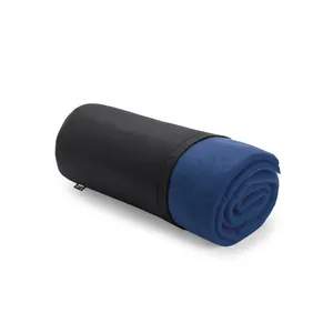 Coperta in pile corallo Kayla RPET: gadget ecologico e sostenibile - Product Image 3