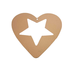 Top Selling Decorative Hanging <b>Heart</b> Brass Plating Wall <b>Decoration</b> <b>Heart</b> for Wedding & Christmas Decor Handmade - Product Image 2