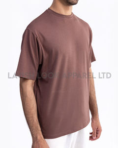 T-shirts pour hommes en coton 100% uni, coupe classique, impression sérigraphique sur le devant, vente en gros, personnalisables - Product Image 5