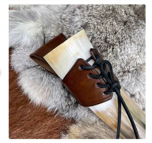 Cuerno para beber auténtico hecho a mano Vikingo, técnica pulida tallada india, recuerdo de estilo náutico con estilo Animal - Product Image 3