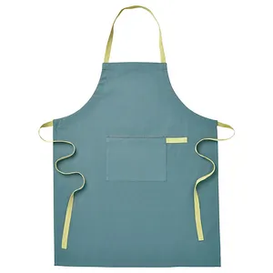 Meilleure vente tablier de chef en lin de cuisine tablier en coton tablier de cuisine de fantaisie pour femmes hommes enfants de l'Inde