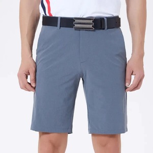 Shorts de sport pour homme, personnalisés, de haute qualité, en maille/polyester, taille élastique, séchage rapide, respirants, imperméables, doux, extensibles, tricotés, coupe slim - Product Image 1
