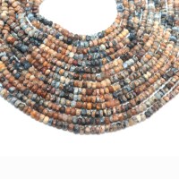 AAA Pieter site Edelstein 4-5mm Facettierte Perlen Natürliche Seltene Pieter site Halbe del stein Lose Rondelle Facettierte Perlen 13 Zoll