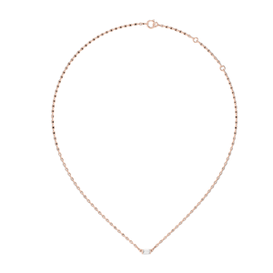 Collar con Colgante de Diamante CVD VVS-VS de 0.31 CT Cultivado en Laboratorio, Oro Amarillo, Rosa y Blanco de 18KT, 14KT, 10KT, Joyería de Lujo Sostenible - Product Image 2