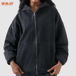 Unisexe Basics 100% Coton Pull Hommes Casual Zip Hoodie Heavyweight Hiver Streetwear Veste Brodé Technics Vente en gros - Product Image 1