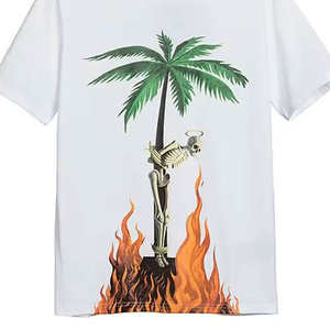 Custom High Quality T-shirt Tags Dtg Printing Plus Size Tee Cotton Wholesale <b>Plain</b> T Shirts Manufacturer Oversized T-shirt - Product Image 4