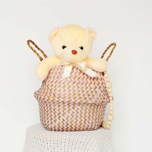 Homeware essentials natural seagrass foldable storage <b>basket</b> top quality sea grass <b>baskets</b> for sale - Product Image 4