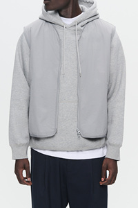 Cómodo invierno Especial gran oferta Casual impermeable 100% poliéster ropa Casual chaleco para hombres con logotipo personalizado y bordado - Product Image 2