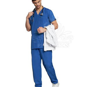 Traje médico de calidad superior recién llegado, traje de algodón hecho en fábrica, traje médico para hombres - Product Image 2