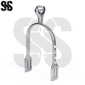 Dernier modèle d'éperons d'équitation de haute qualité, design en acier inoxydable résistant à la corrosion, légers, pour l'entraînement équestre - Product Image 2