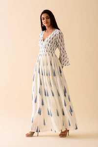 Offre Spéciale confortable femmes longues Maxi bohème robes à la main concepteur solide personnaliser articles tour de taille-bouton naturel - Product Image 3