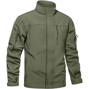 Vestes Softshell Tissées pour Hommes de Haute Qualité Personnalisées OEM en Gros Printemps Imperméables Respirantes Coupe-Vent Tactiques - Product Image 1