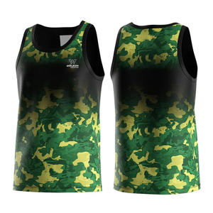 เสื้อกล้ามออกกำลังกายแบบใหม่ ดีไซน์แฟชั่น สั่งทำได้ สำหรับฟิตเนส เล่นกีฬา เพาะกาย ออกกำลังกาย สำหรับผู้ชาย ผลิตภัณฑ์แบบซับลิเมชั่น สำหรับทุกเพศ - Product Image 4