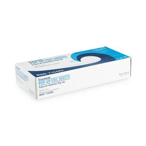 Boardwalk BWK7164 12 pulgadas X 10.75 pulgadas Láminas de Papel de Aluminio Desechables de Calibre 63 para Uso Estándar, 2400 Unidades por Caja - Product Image 2