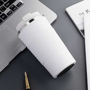 Taza de Café Clásica de Acero Inoxidable de 510 ml para Negocios, Botella de Vacío para Regalos Corporativos con Tapa de Goma - Product Image 5