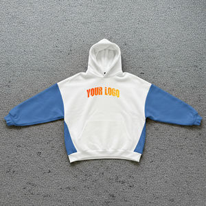 เสื้อฮู้ดดี้ผู้หญิงสไตล์ลำลองทรงโอเวอร์ไซส์ แขนเสื้อแบบดรอปโชว์เดอร์ ผ้าฟลีซกันขนร่วง สไตล์เกาหลี สำหรับฤดูหนาว พร้อมโลโก้ปักด้านหน้า - Product Image 1