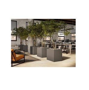 Modern Elegant Eco-Friendly Minimalist Indoor/<b>Outdoor</b> Home Garden <b>Planters</b> Latest Design Powder Coated Metal <b>Planter</b> Flower Pots - Product Image 1