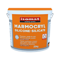 MARMOCRYL SILICONE-SILICATE Solution Totale Prête à l'Emploi pour Revêtement Extérieur, Perméable à la Vapeur, Finition Lisse, Design Moderne