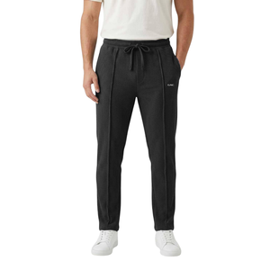 Mens Waffle Knit <b>Jogger</b> Pants Drawstring Elastic Waist <b>Slim</b> Fit Casual Lounge Sweatpants Soft Textured Tapered Pockets 100% - Product Image 1