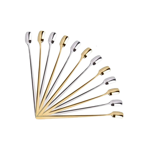 Ensemble de cuillères à glace en acier inoxydable de 12 pièces en 2 couleurs différentes avec des prix les plus bas de haute qualité - Product Image 1