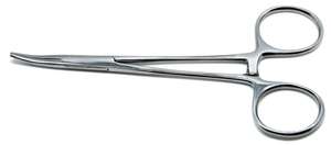 Instrumento quirúrgico dental curvo para mosquitos de 5,5 pulgadas, fórceps de bloqueo hemostático con fuente de electricidad - Product Image 5