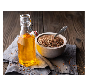 Huile de graines de lin fractionnée raffinée biologique Haute pureté 99% Emballage en vrac pour la cuisine Vente en gros - Product Image 1