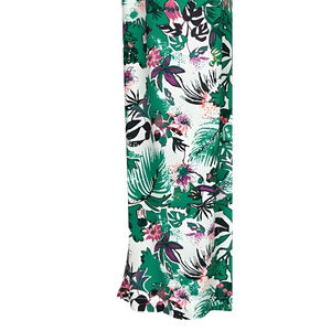 Pantalon droit décontracté pour femme, taille mi-haute, fermeture à cordon, respirant, séchage rapide, toile unie, 100% coton - Product Image 5