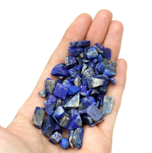 Meilleure qualité Offre Spéciale naturel Lapis Lazuli puces non percées en vrac décoration de la maison Lapis pierre Agate commande en gros - Product Image 5