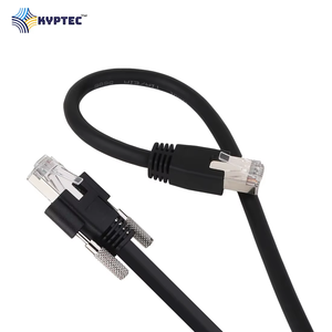 Câble de caméra de vision industrielle GigE (CAT 6), connecteurs RJ-45, avec type à vis pour inspection de vision de précision - Product Image 5