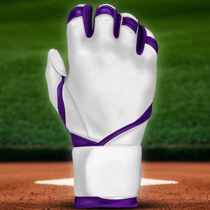 Wholesale Left-Handed Baseball <b>Batting</b> Gloves Made Goatskin Leather Lightweight Comfortable Eco-Friendly for Baseball Training - Product Image 2