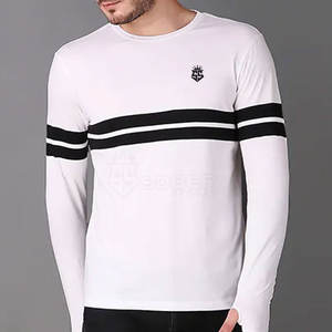 Chemise à manches longues de service OEM Derniers t-shirts à manches longues personnalisés T-shirts à manches longues de coupe à des prix abordables - Product Image 3